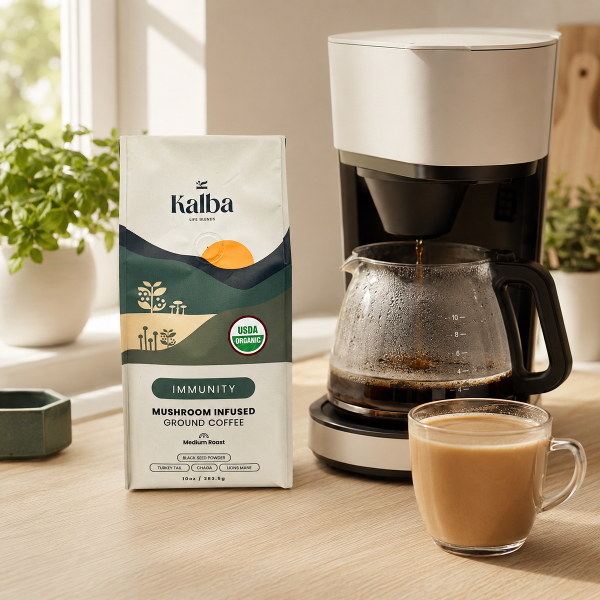 Immunity - Mushroom Infused Ground Coffee